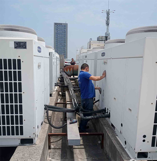 铁东中央空调制热和不制冷系统维修方法